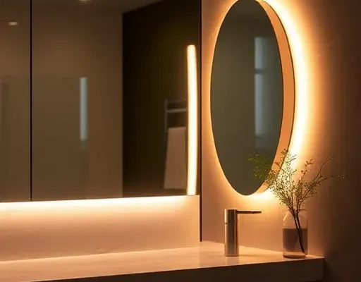 Интеграция умных зеркал для автоматической настройки освещения и температуры