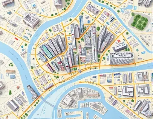 Создание интерактивных городских карт с художественными историями в реальном времени