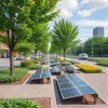 Модернизация городских паркомест под солнечные фермы для энергонезависимых улиц