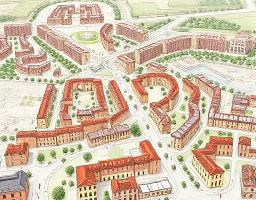 Эволюция градостроительных решений на основе анализа исторических городских планов