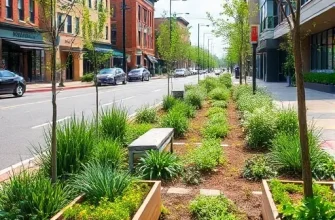 Локальные улицы превращаются в зеленые коридоры с мини-садами